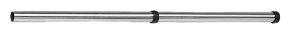 Verlengbuis, 2-delig, aluminium, Ø 36 mm, 1000 mm